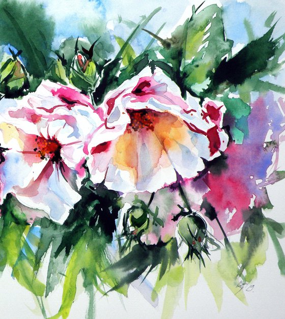 Flowers in the garden