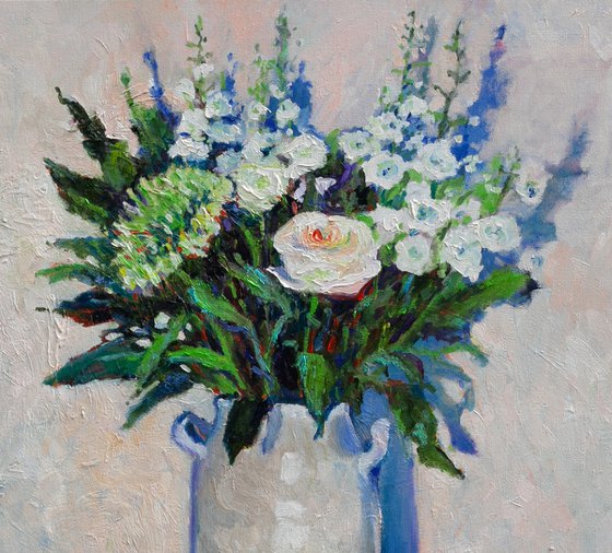 Milky Blue Still Life