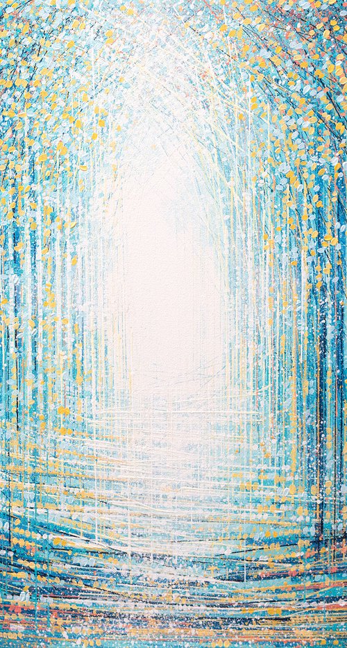 Tree Tunnel At Twilight by Marc Todd