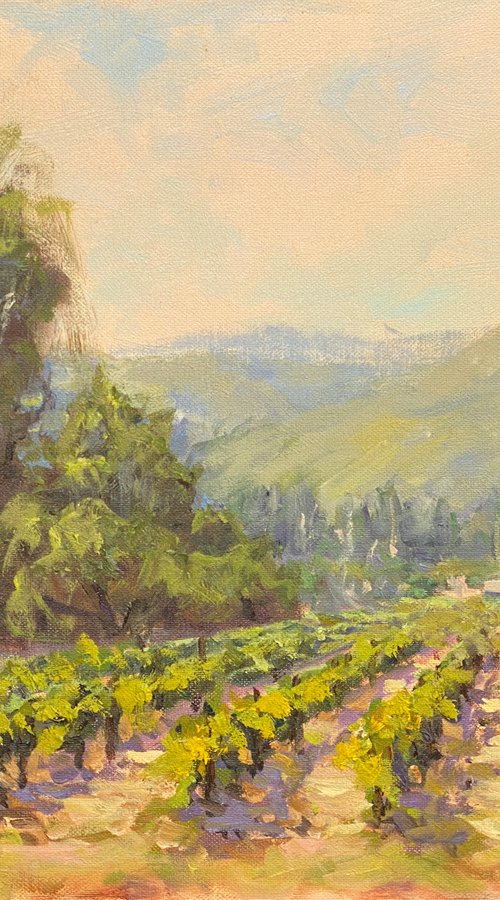 Napa Valley Vineyards View Landscape by Tatyana Fogarty