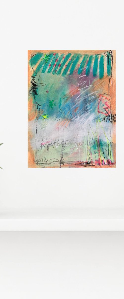 Together IV (paper) by Bea Schubert