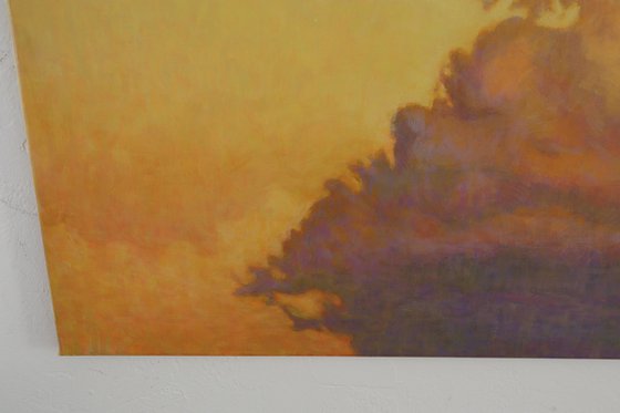 Luminous Anchor, Framed, Oil