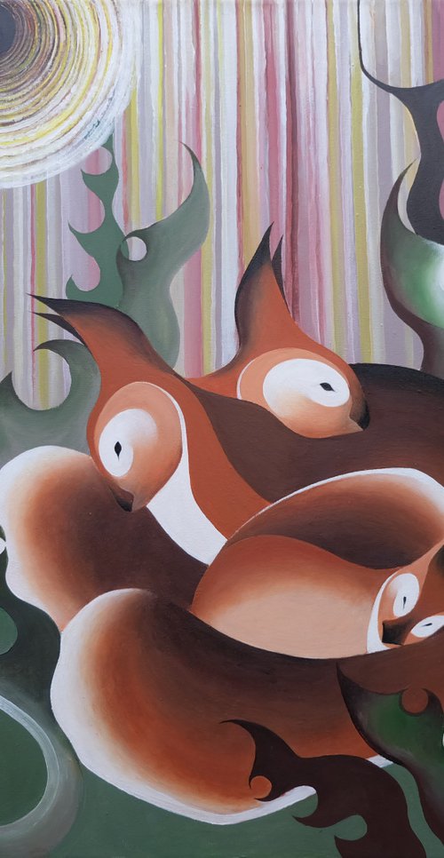 Squirrels by Kristina Saudinyte