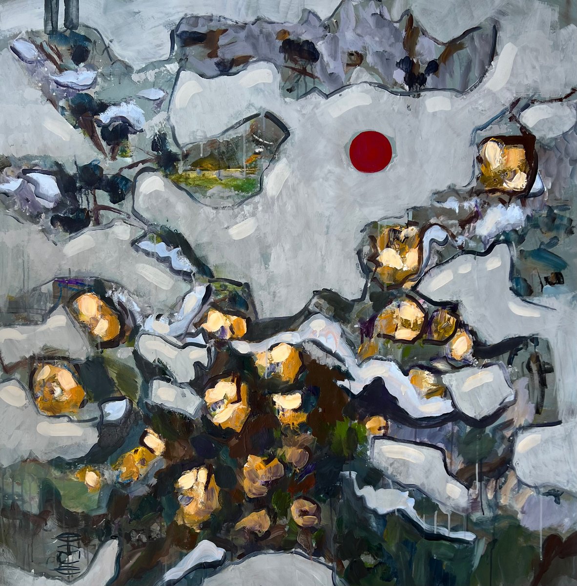 Yoko By Egle Kurlianskaite, 45 X 45, Artwork For Sale On Artfinder