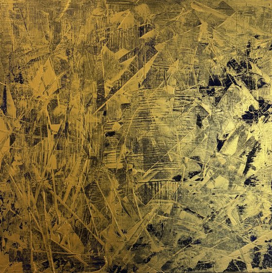 Echoes of Fire 70x70x2 cm