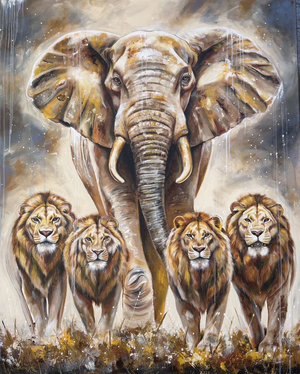 Kings By Sabrina Seck, 47 X 59, Artwork For Sale On Artfinder