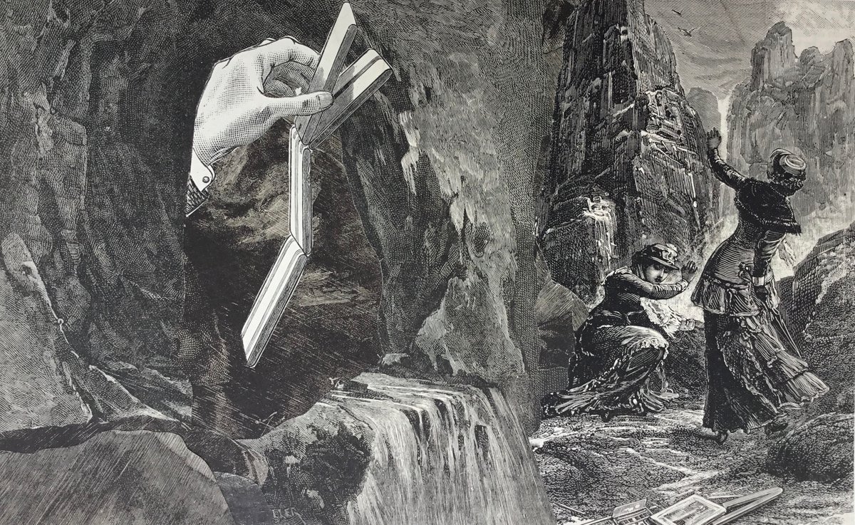 Surrealistic Collage , From The Cave By Tudor Evans, 10 X 6, Artwork For Sale On Artfinder