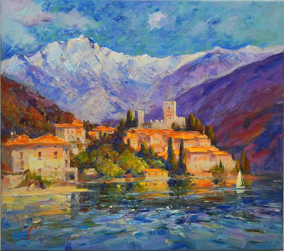 Evening in San Siro, Lake Como
