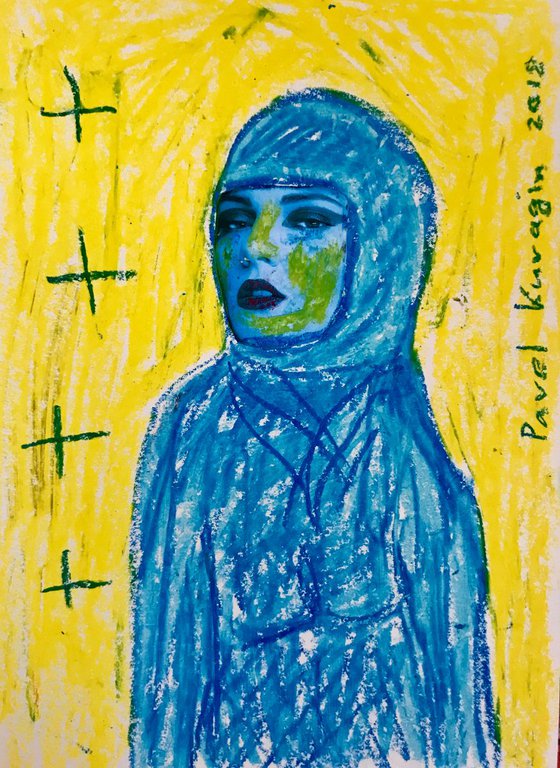 Blue woman #2