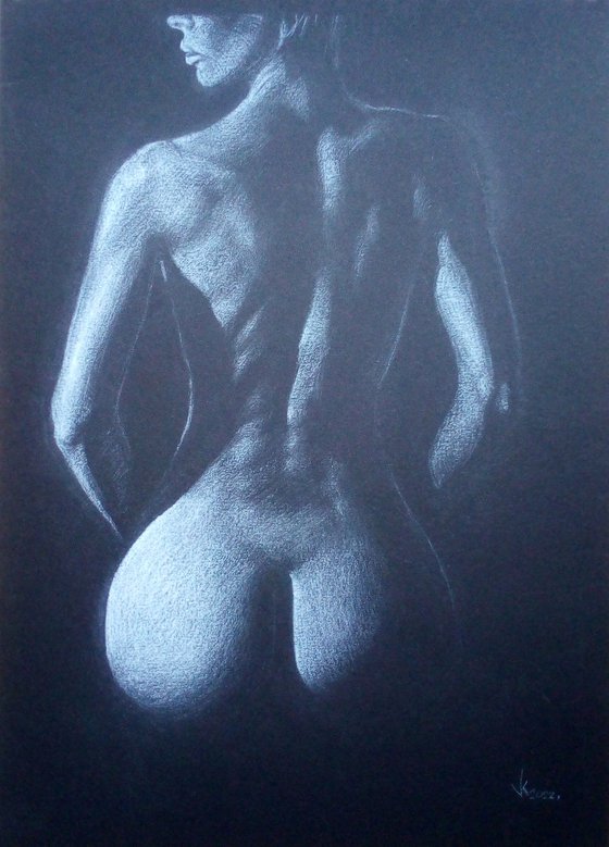 Nude noir #247 (21X29)cm