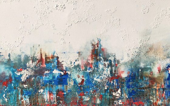 bright and blues (150 x 50 cm) Dee Brown