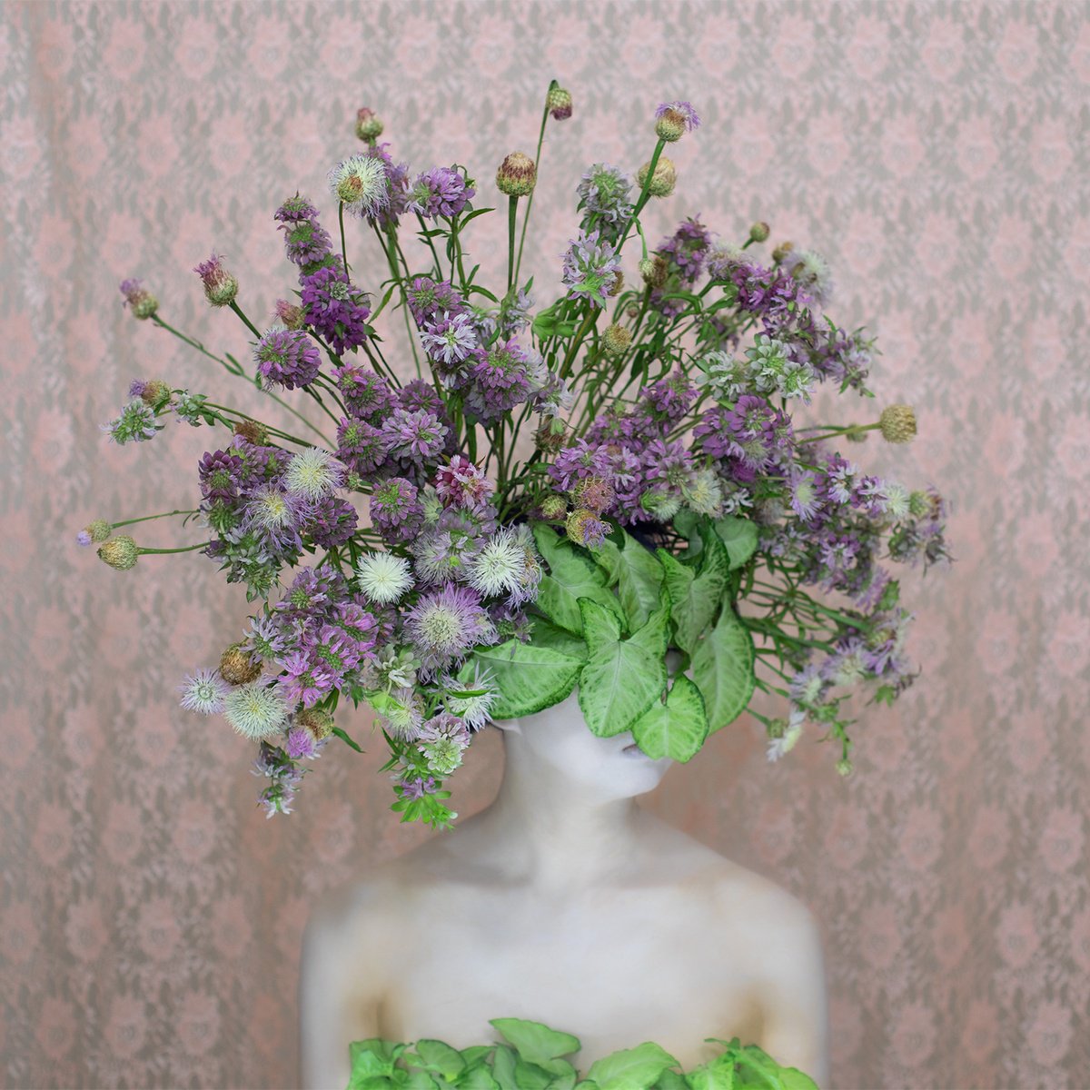 Surrealistic Botanical Photograph By Ziesook You, 20 X 20", Scent Of Texas 05302023, Original Artwork