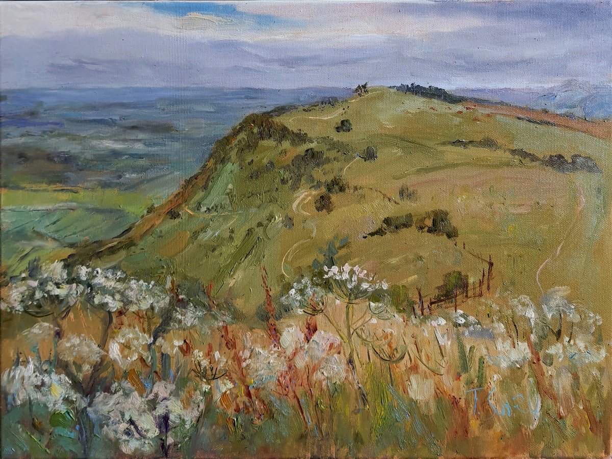The Ditching Beacon, England By Tanya Sun, 16 X 12, Artwork For Sale On Artfinder
