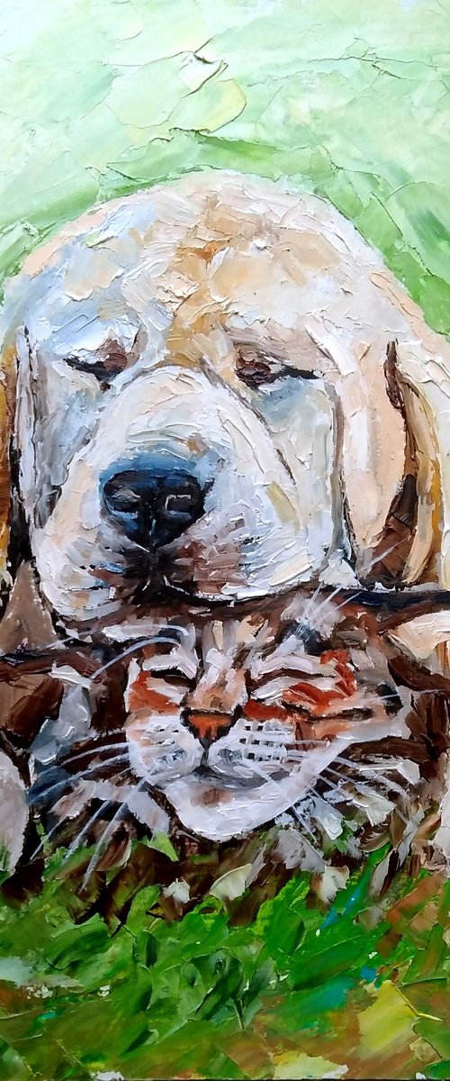 Dog And Cat by Yulia Berseneva