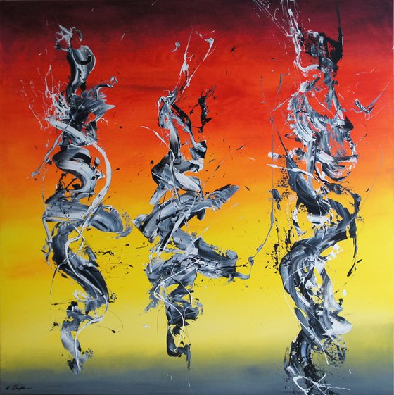 Spirits Rising VII (Spirits Of Skies 196086) (140 x 140 cm) (56 x 56 inches) XXXL