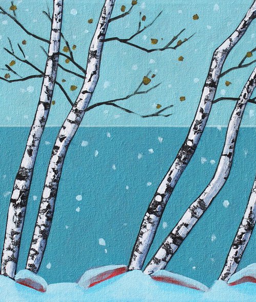 Early November Snow by Sage Mountain Studio