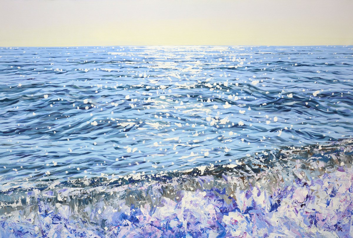 Sea. Waves. Glare. by Iryna Kastsova