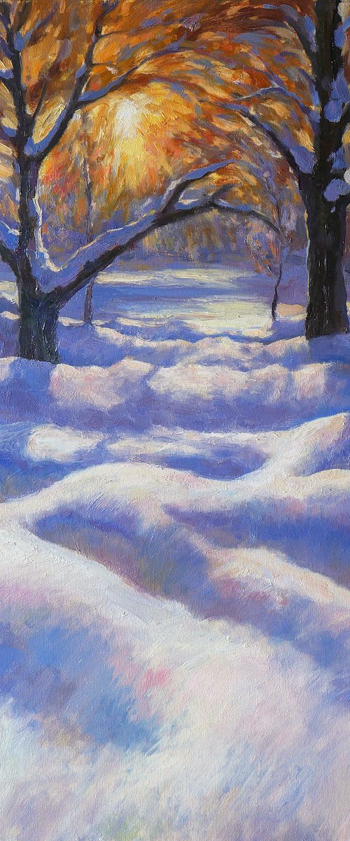 Rays Of The Winter Sun by Nikolay Dmitriev