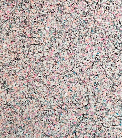 Sakura, Abstract Original oil painting, Handmade artwork, One of a kind by Vahe Yeremyan