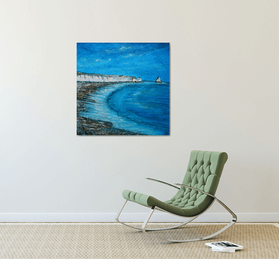 Freshwater Cliffs II ( Large 80 cm x80 cm)