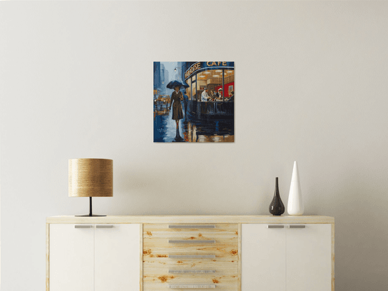 Rain at Paradise Café