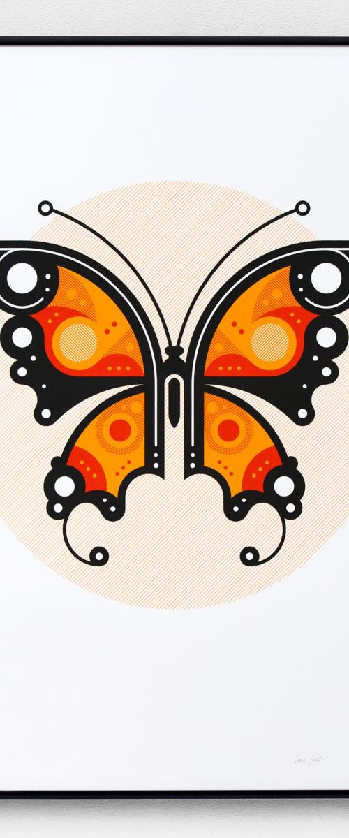 Butterfly#1 A2 screen print by The Lost Fox