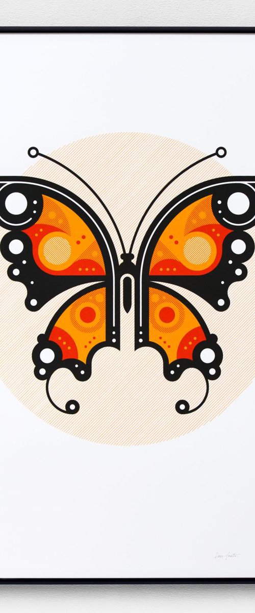 Butterfly#1 A2 screen print by The Lost Fox