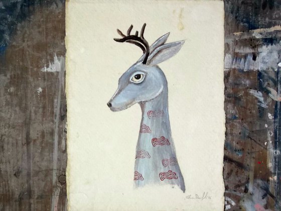 the grey deer