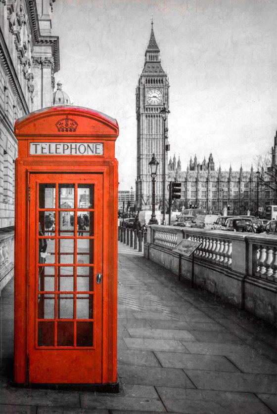 London Red Telephone Box
