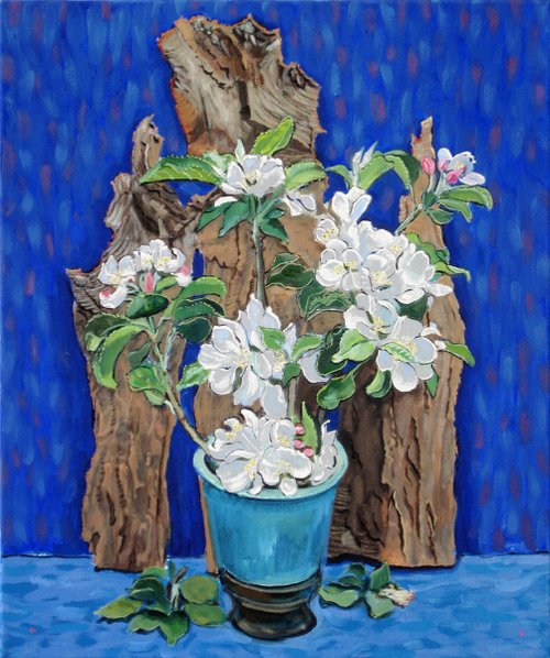 Apple Blossom and Timber by Richard Gibson
