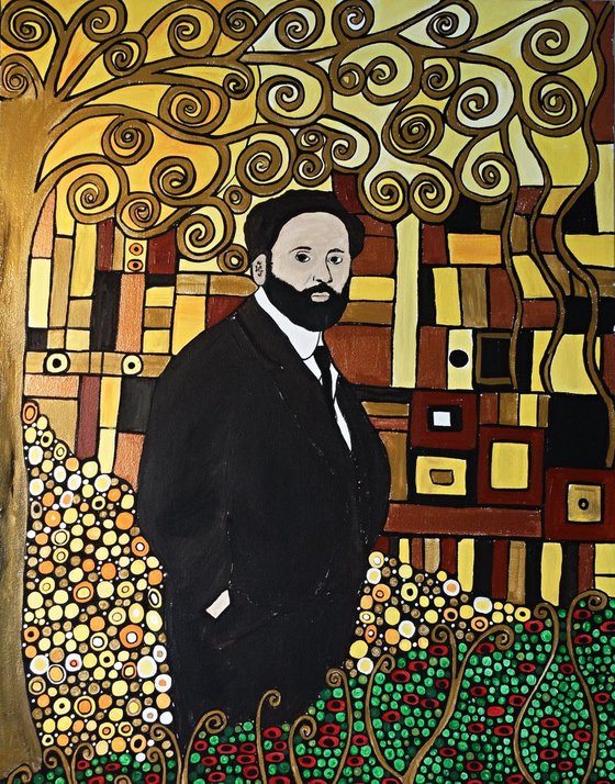 Portrait of Gustav Klimt