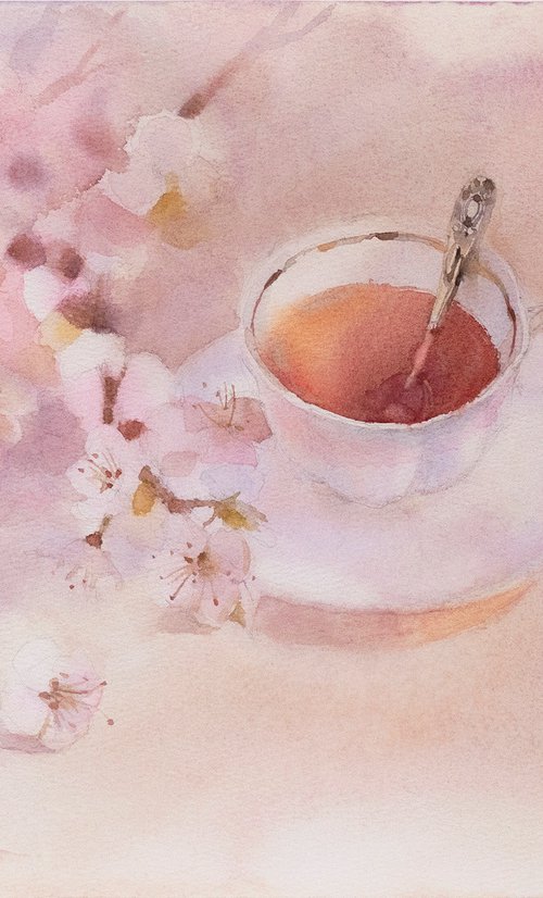 Spring tea by Ekaterina Pytina
