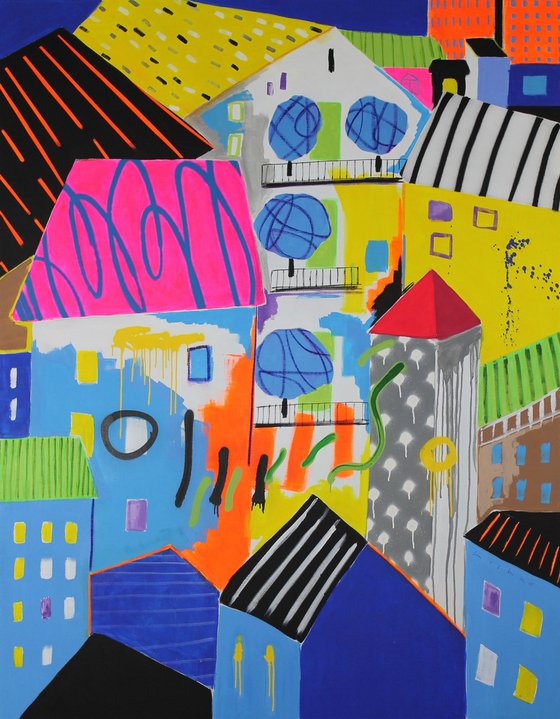 Dream Town 140 X 180 CM / 55,11 X 70,86 INCH