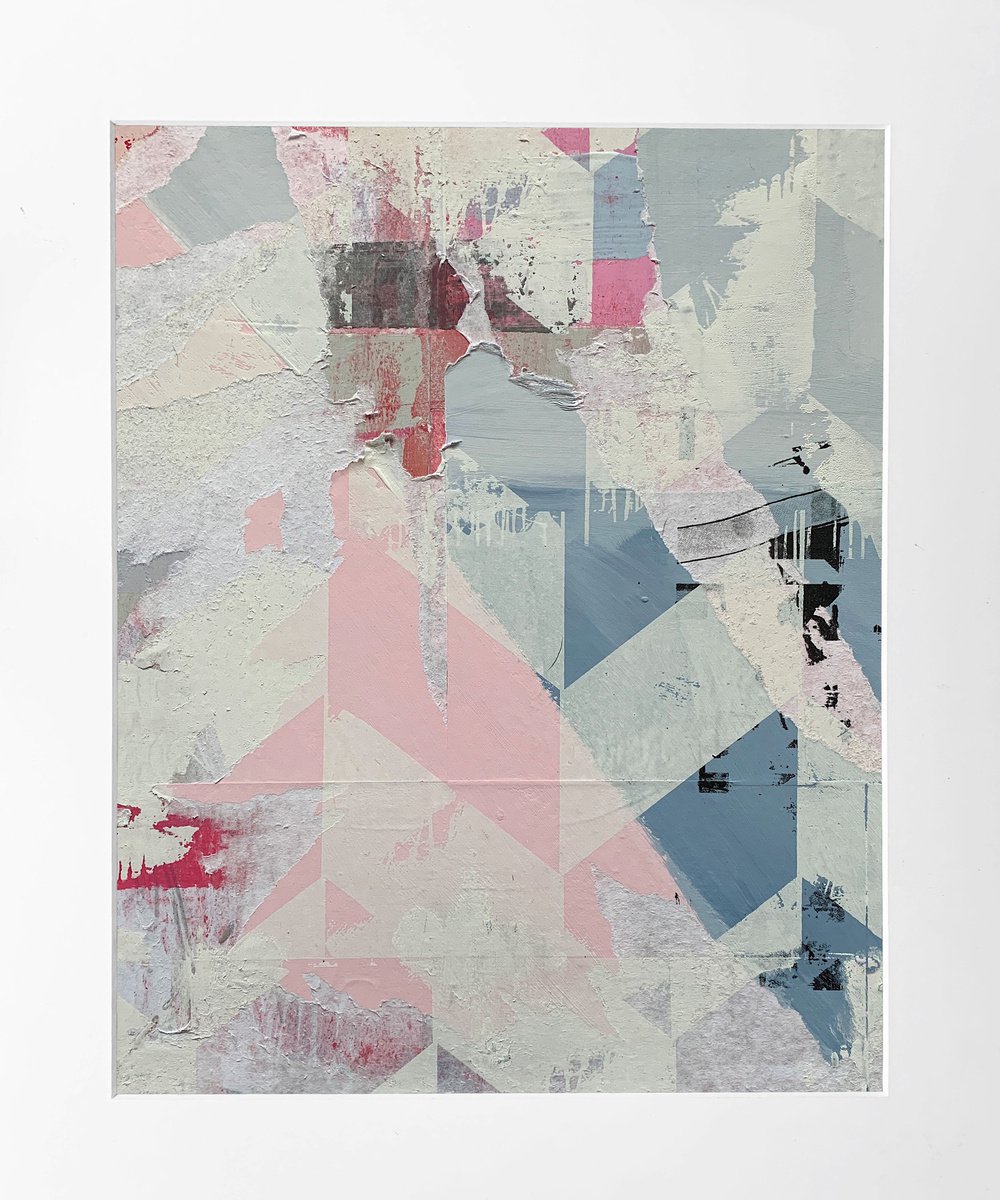 Abstract Painting By The Most Active, 12 X 16", Once In A While, Original Artwork