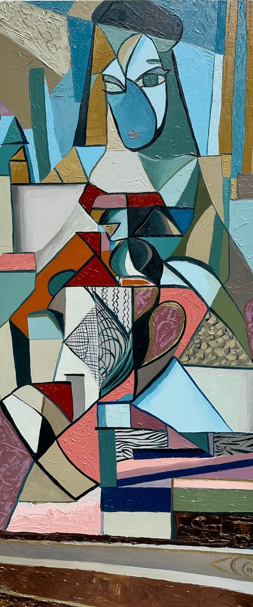 Selfie in the Mirror ( Selfportrait) by Elena Adele Dmitrenko