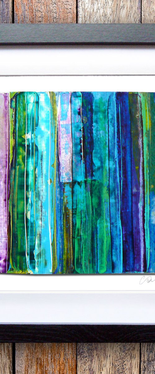Framed abstract #6 by Carolynne Coulson