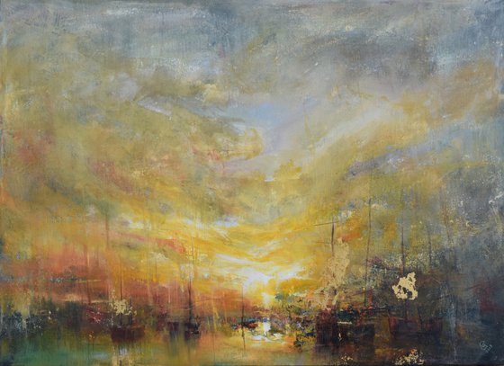 " Harbor of destroyed dreams - Golden Dawn "...SPECIAL PRICE!!!