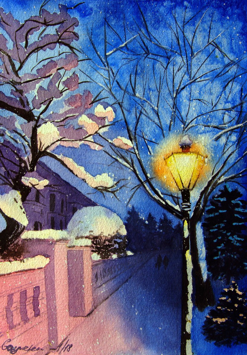 Winter light by Elena Gaivoronskaia