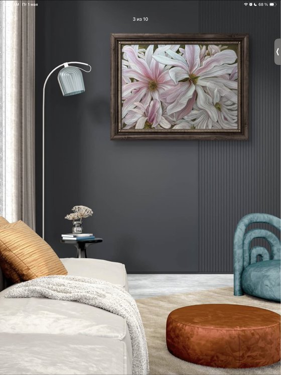 Ethereal Magnolia Bloom