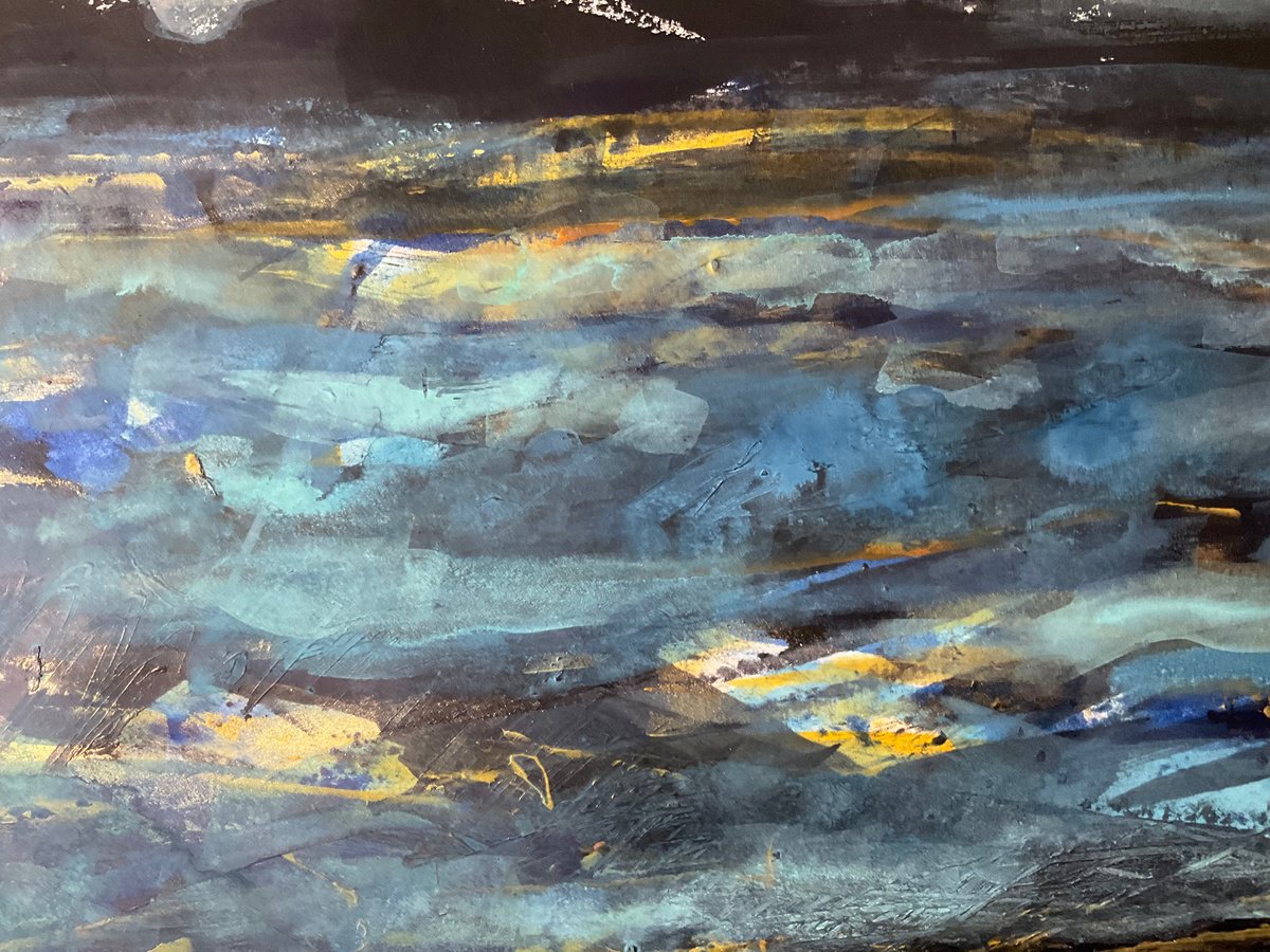 The clouds danced over the sea by Gwendolyn Fleming