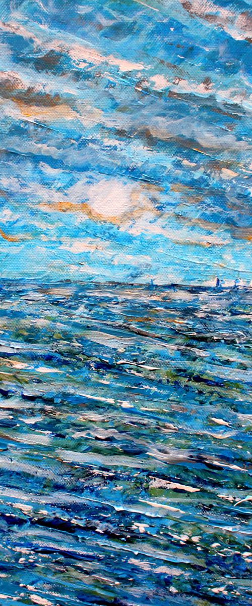 Out on the Solent I by Paul J Best