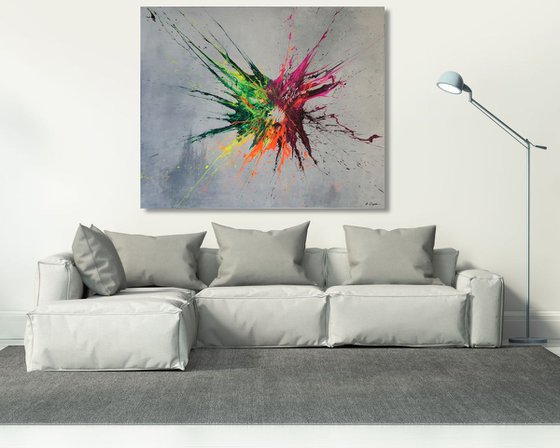 Big Bang (Spirits Of Skies 120105) (120 x 100 cm) XXL (48 x 40 inches)