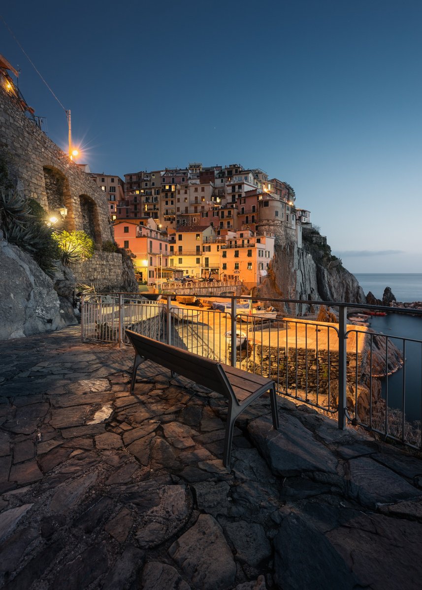 EVENING IN MANAROLA by Giovanni Laudicina