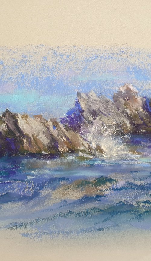 Rocky seashore by Elena Genkin