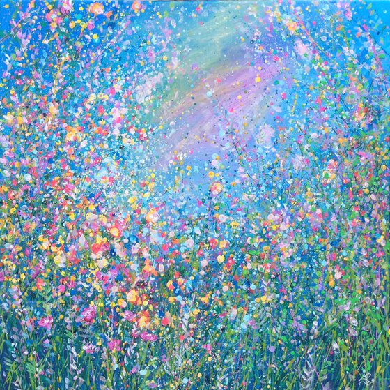 Psychedelic Flower Meadow