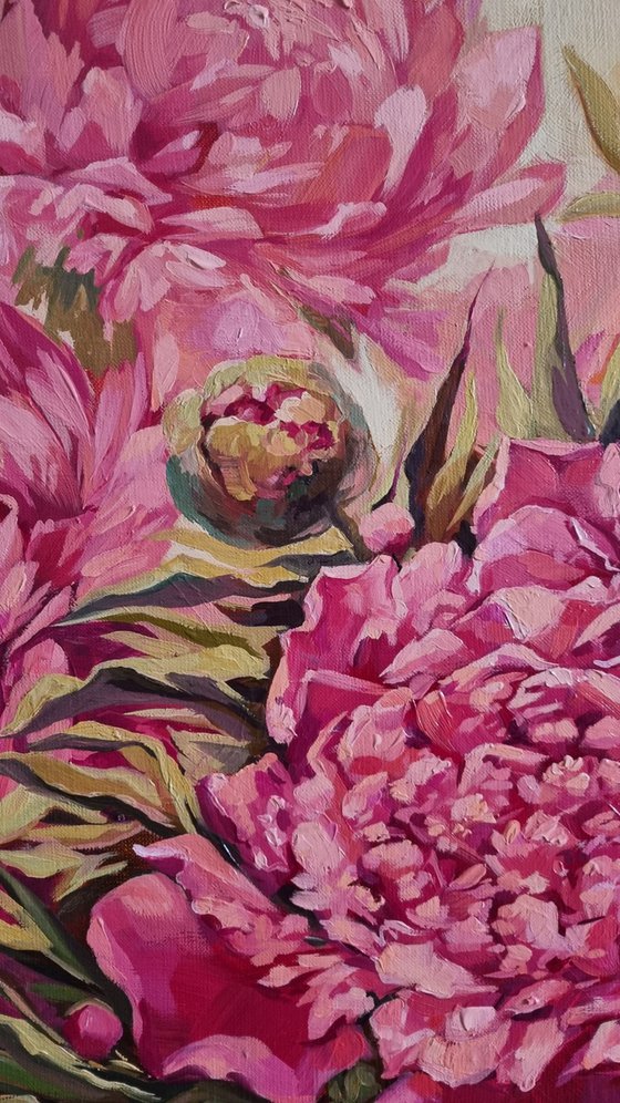 Peonies. Flowers of Passion