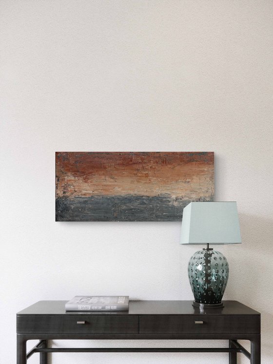 „Where silence dwells“ 100x45x2 cm