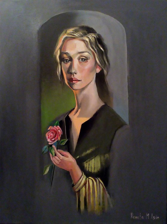 " Flora " - 60 x 80cm Original Oil Painting