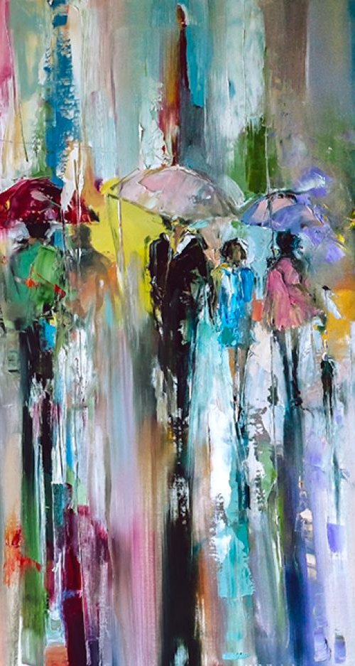 'Yellow Rain' by Ewa Czarniecka