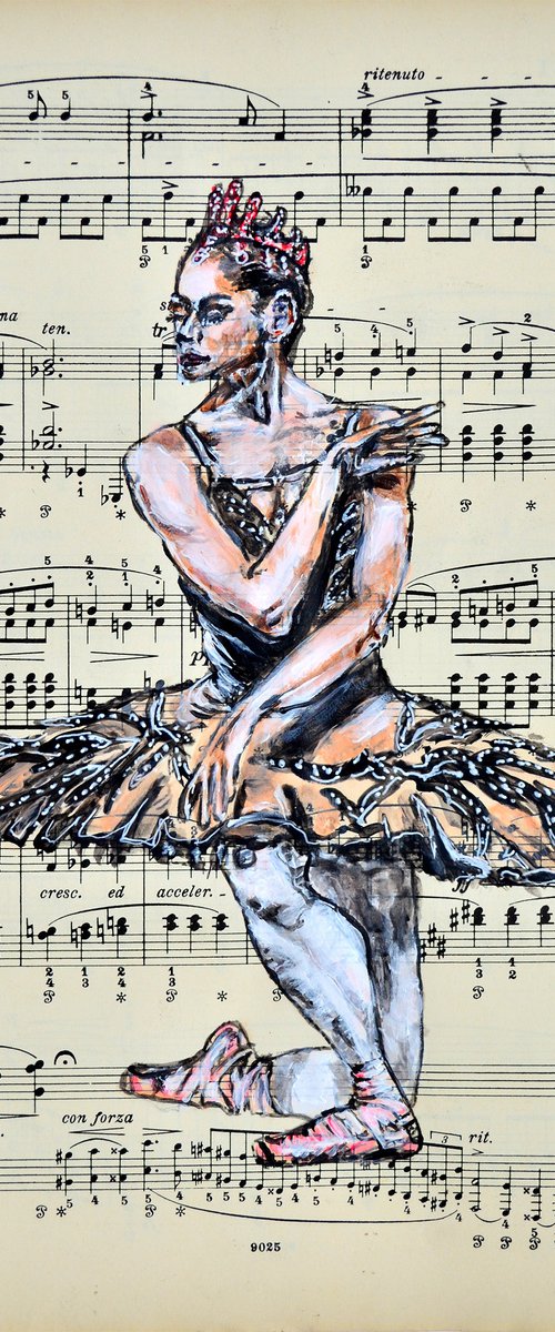 Ballerina XXXV- Music Page by Misty Lady - M. Nierobisz